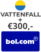 Bol.com cadeaubon bij Vattenfall