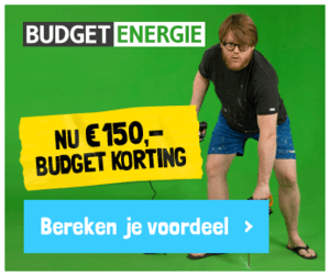 Ontvang bij Budget Energie tijdelijk tot €150,- korting