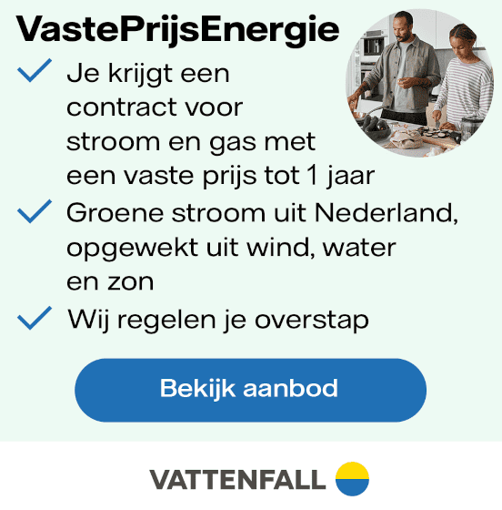 1 jaar vast bij Vattenfall