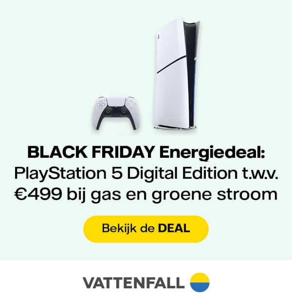 Vattenfall met gratis Playstation