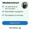 Modelcontract van Vattenfall: Variabele tarieven en maandelijks opzegbaar